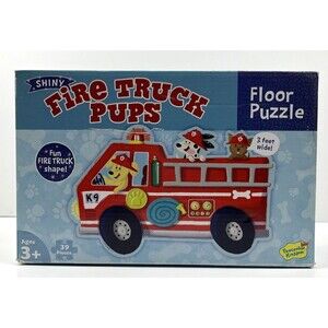 Fire Truck Floor Puzzle - 39 Pieces Ages 3 and up (OPEN BOX - NEW CONTENT)